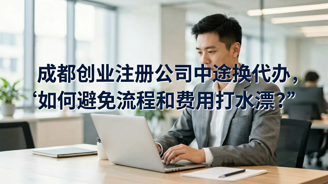 成都创业注册公司中途换代办，如何避免流程和费用打水漂？